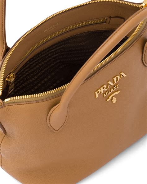 prada leather satchel bag